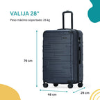 Set de 3 Maletas de Viaje Praga
