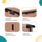 Set de 3 Maletas de Viaje Bali